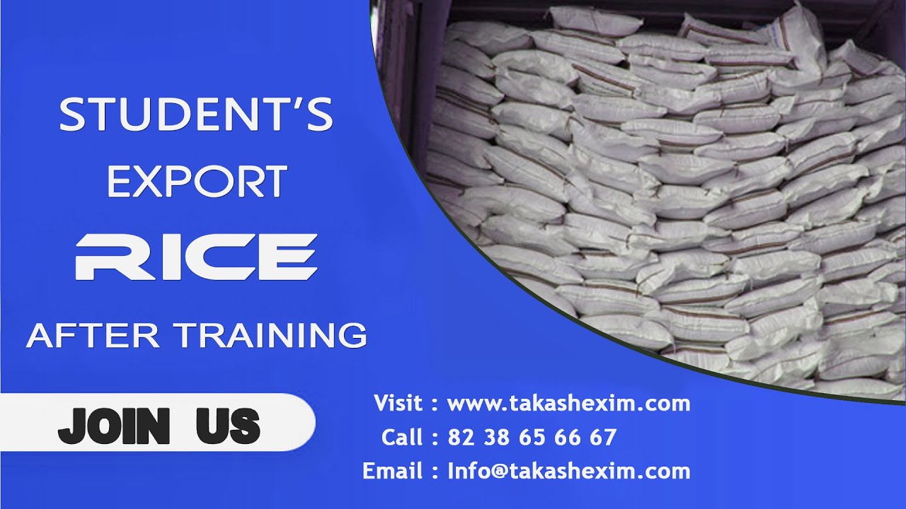 Live Export of Rice | Student  First Export after training Export | Takash Exim Solutions