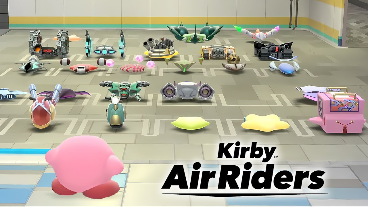 Kirby Air Riders - ALL 21 Machines / Vehicles