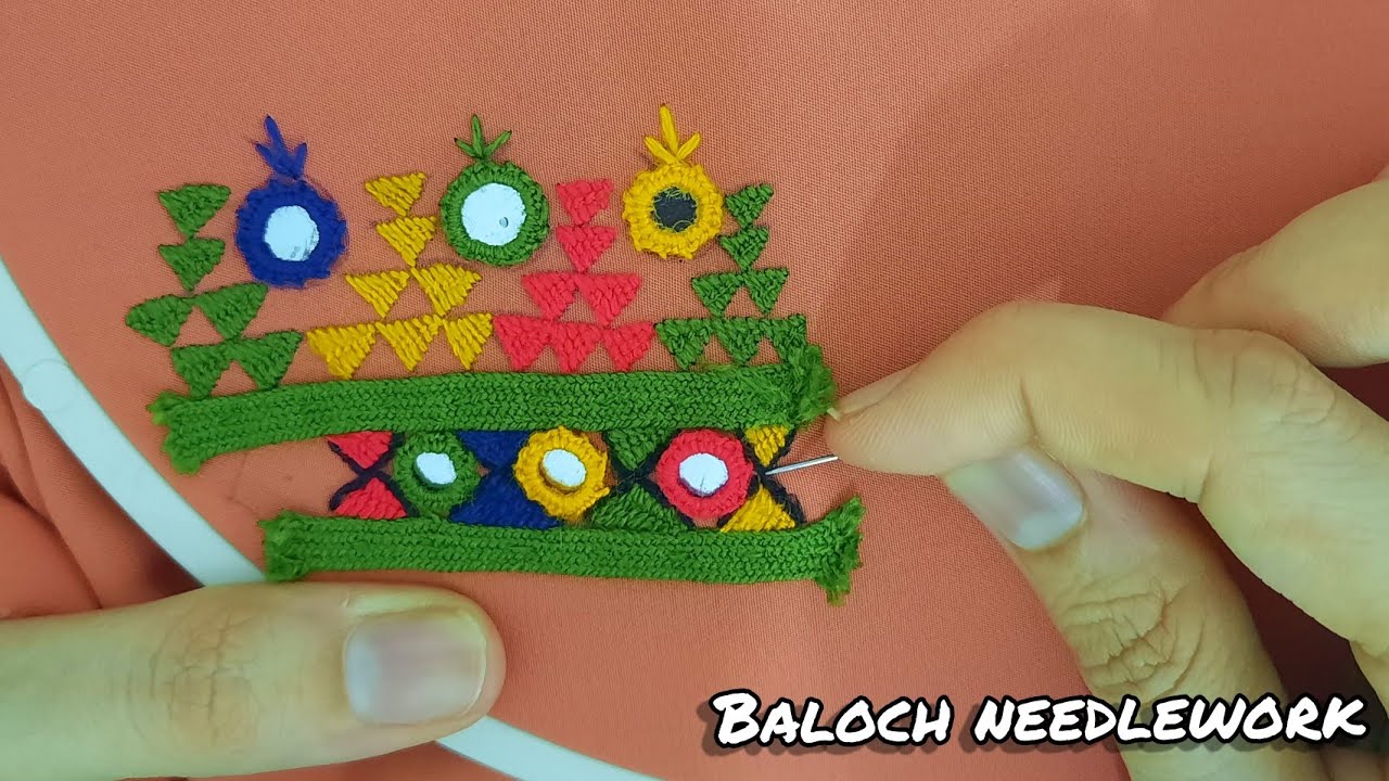 Balochi embroidery | Hand Embroidery | Mirror Embroidery | Part 1 | Hand work | peti doch
