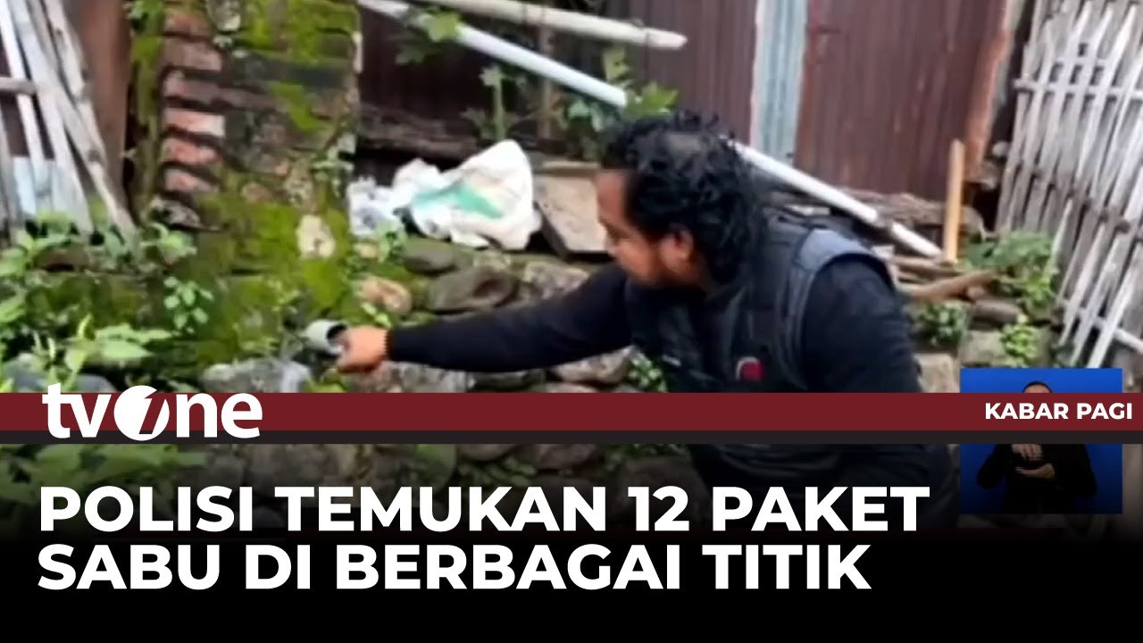 Detik-detik Polisi Gerebek Kampung Narkoba di Sumbawa, Amankan 12 Paket Sabu | Kabar Pagi