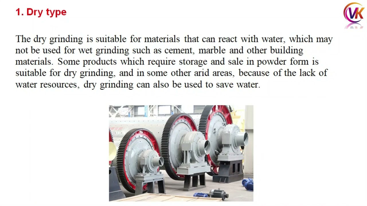 DIFFERENCE BETWEEN DRY AND WET MILL #cement #ballmill #mechanical