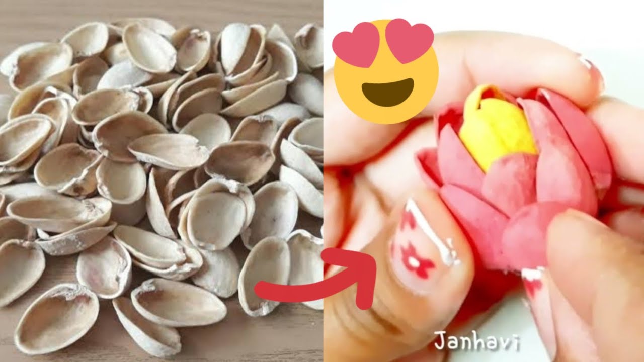 Wow! Art With Pista Shells 🥰 best out of waste 