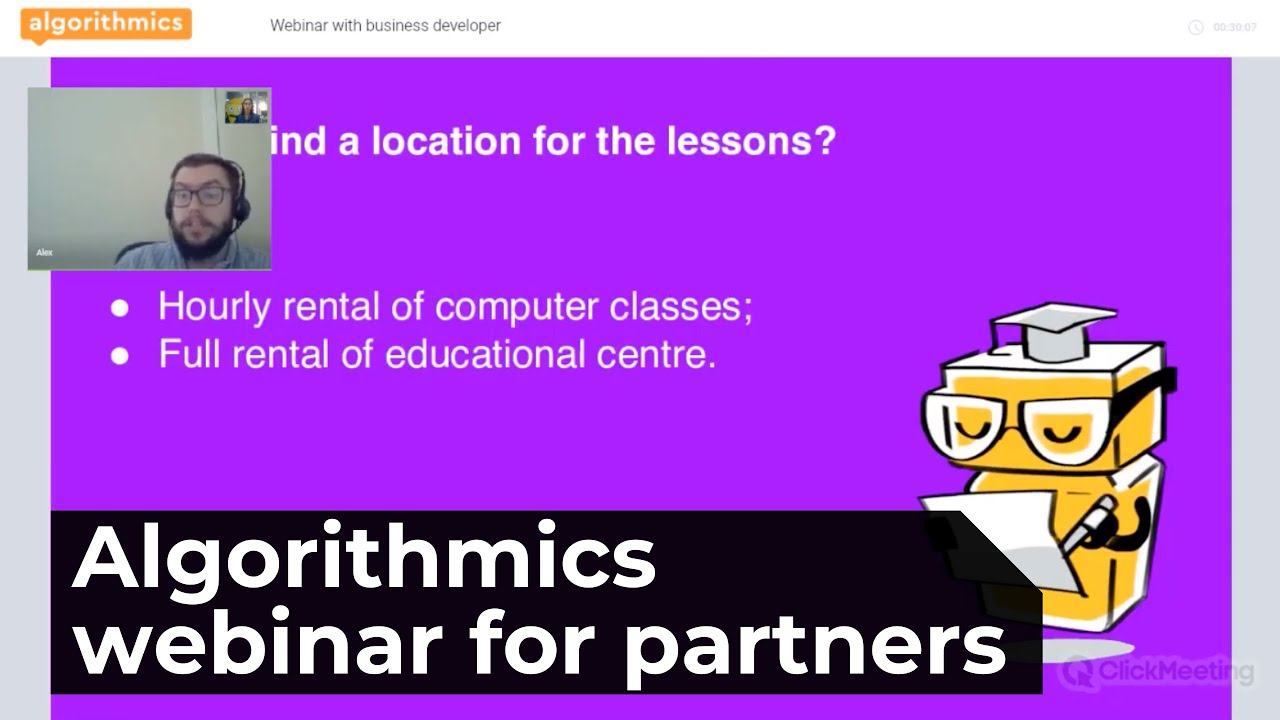 Webinar: How to build a successful school of programming for children?/AlgorithmicsGlobal