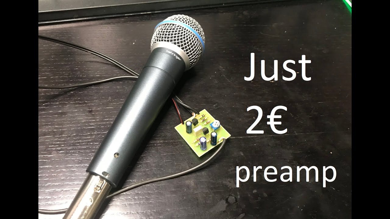 How good a 2&euro; microphone preamplifier will sound?