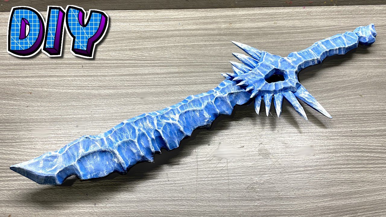Como Fazer a Espada de Gelo do Sub-Zero de Mortal Kombat - Kori Blade.