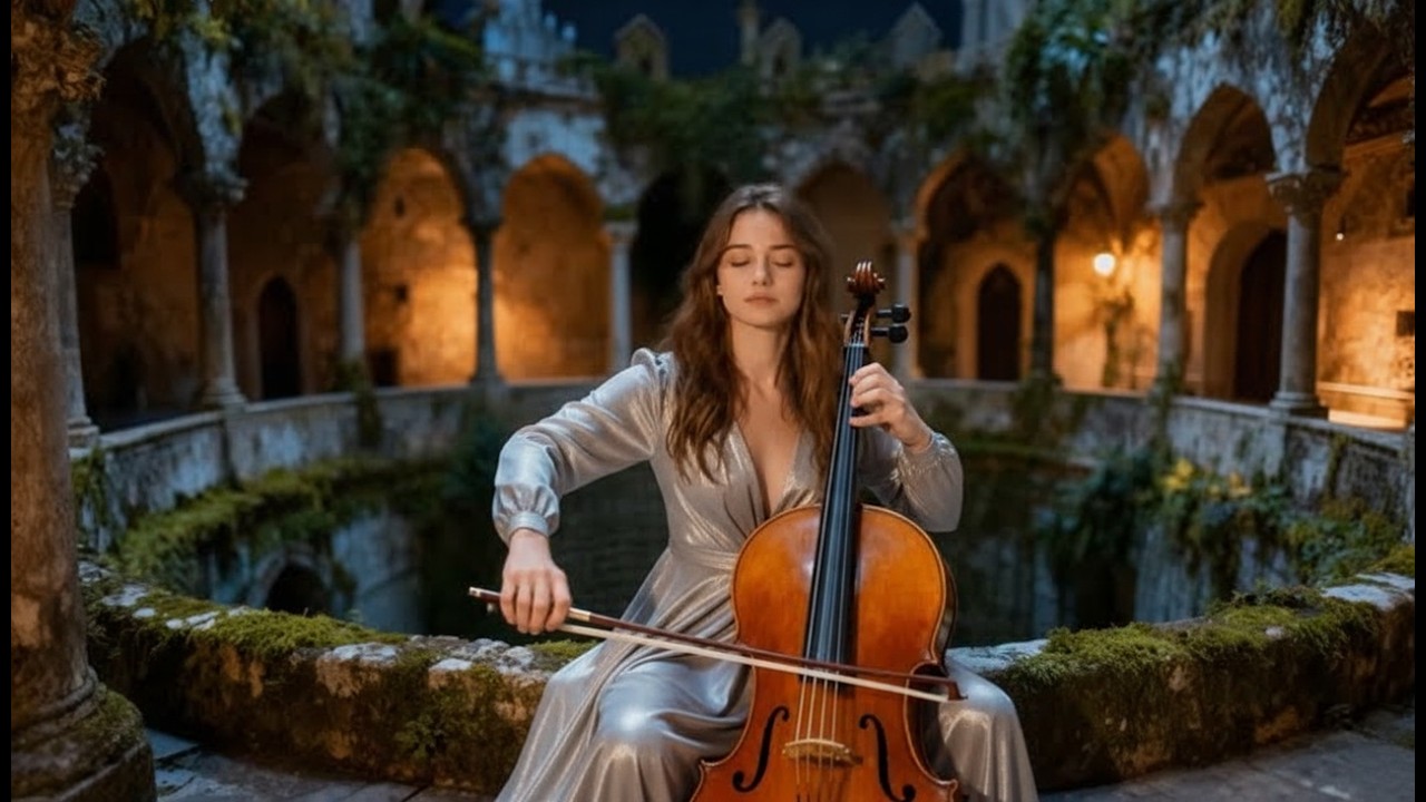 🎻🎹 Виолончель и фортепиано снежной ночью – ностальгическая музыка для сна и снятия стресса