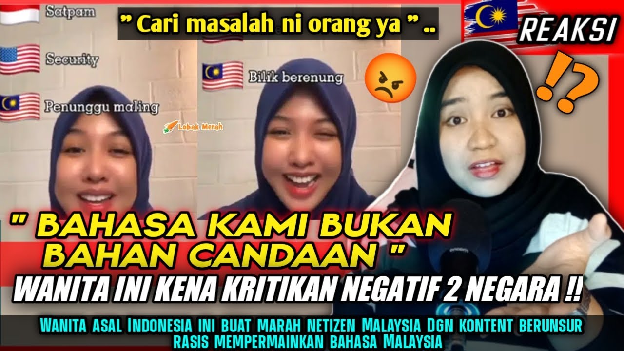 HARGAI BAHASA ORANG LAIN ❗❗WANITA INDONESIA VIRAL DICOP " RASIS " OLEH ORANG MALAYSIA 🇲🇾🇮🇩