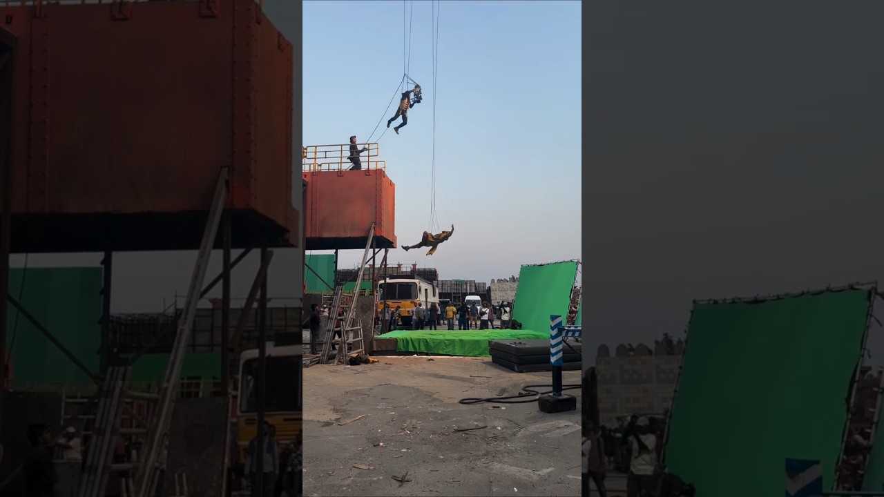 Pushpa 2 : Behind the Scenes of Allu Arjun Pushpa 2 Shooting #alluarjun #shooting