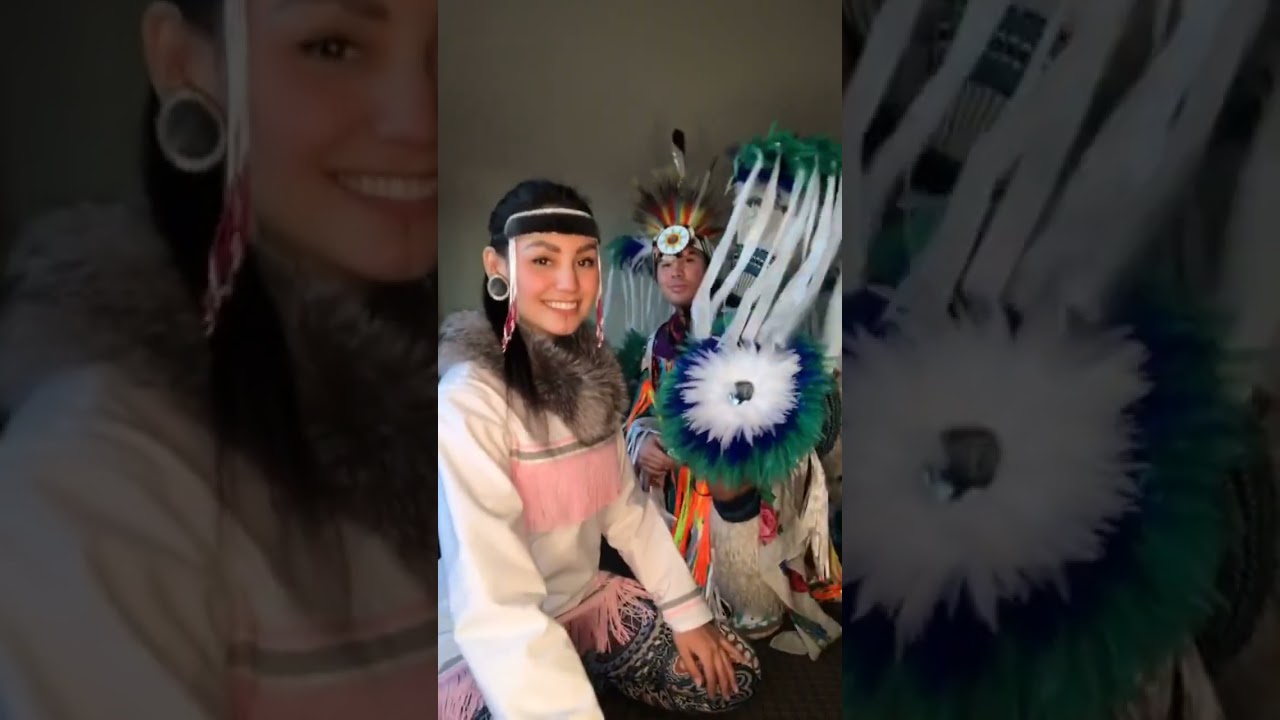When an Inuk meets a Cree #native #indigenous #inuit #culture