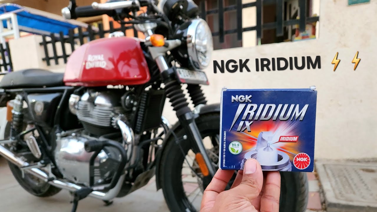 Royal Enfield GT650 got Iridium spark plugs for instant throttle response.