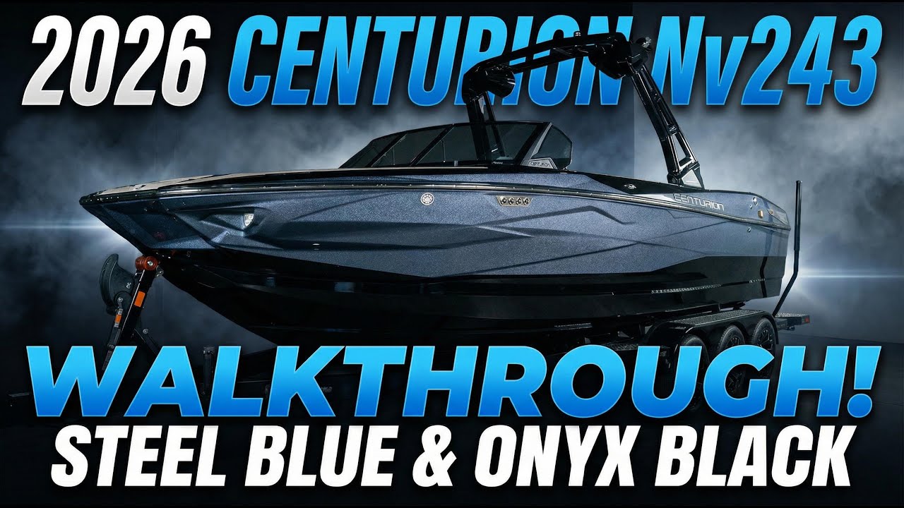 2026 Centurion Nv243 Walkthrough - Steel Blue and Black