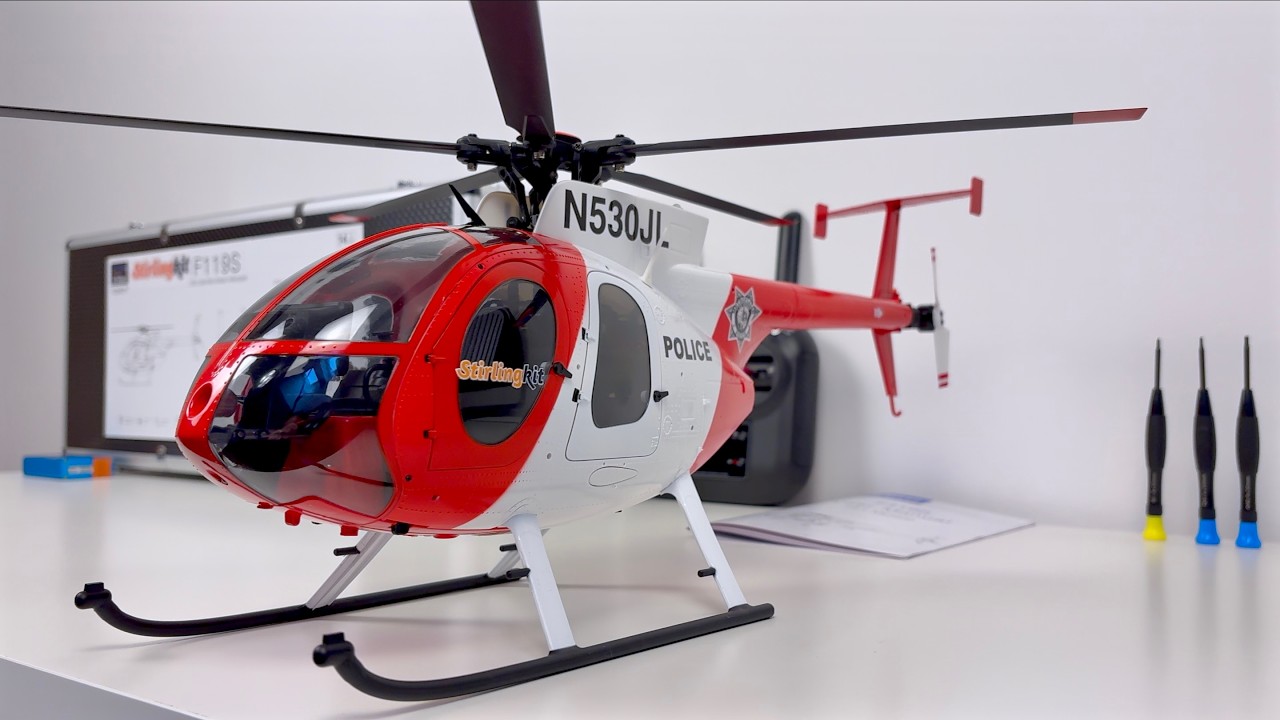 Highly Detailed MD500 Scale RC Helicopter | Unboxing & Maiden Flight | Yuxiang F119S