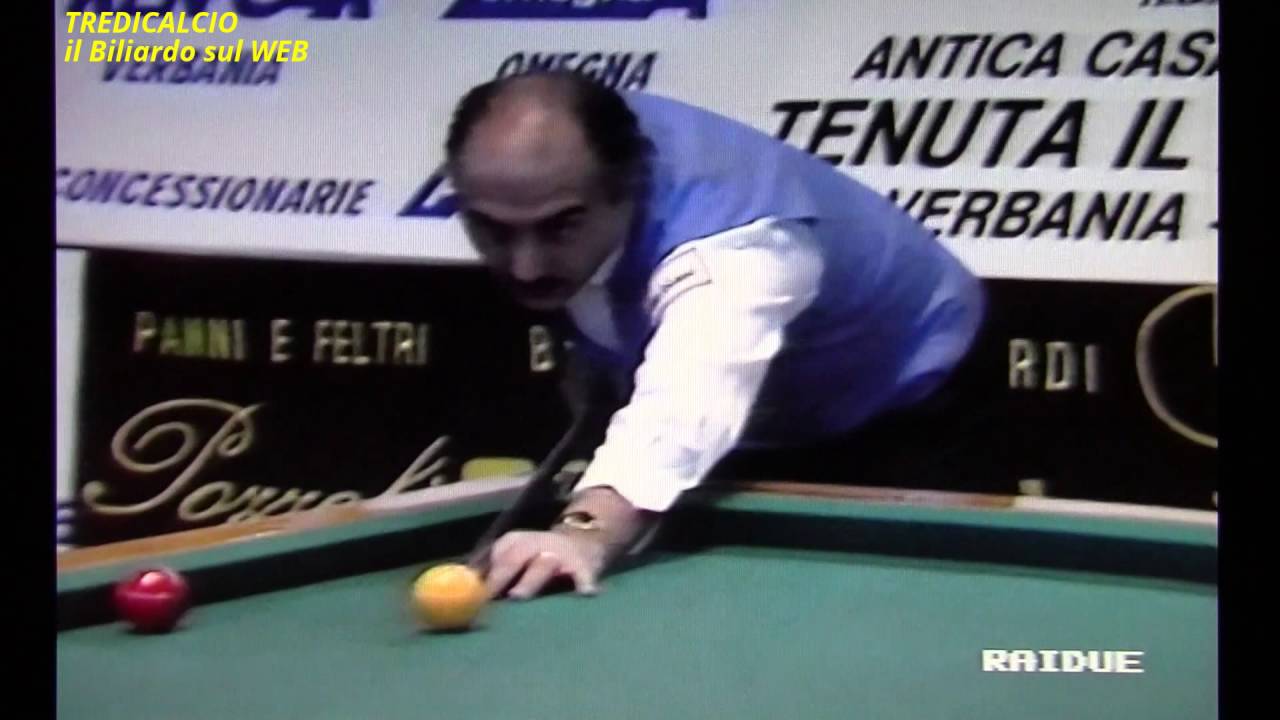 CIFALA' vs P. DIOMAJUTA - FINALE CAMPIONATO EUROPEO BILIARDO 1991 INTRA