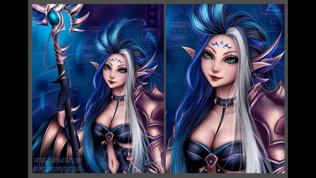 [SpeedPaint] Beth (Water Hell Lady) - Summoners War