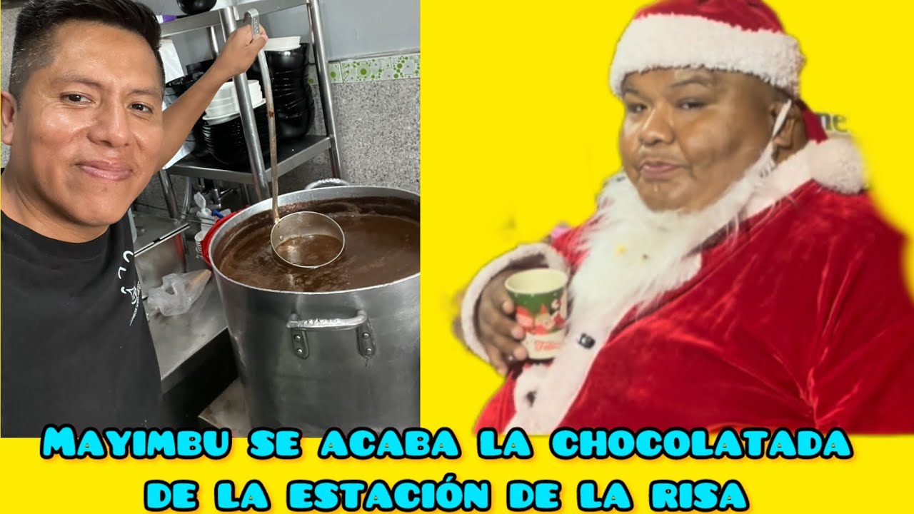 Mayimbu se acaba la chocolatada de la estaci&oacute;n de la risa 😱