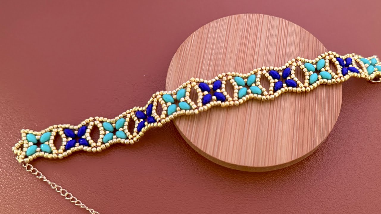 Superduo Beaded Bracelet 