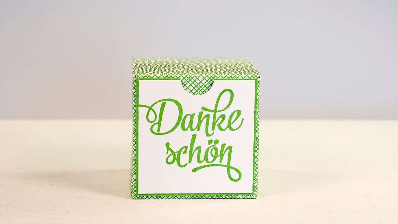 Tutorial: Gift Box Punchboard - Alternativer Verschluss
