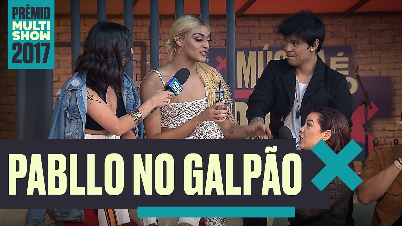 Pabllo Vittar no galpão dos youtubers | Second Screen | Prêmio Multishow 2017