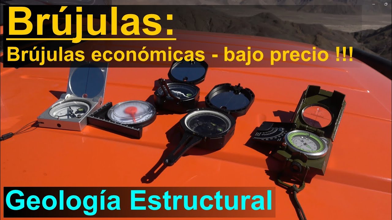 Brújulas de precio bajo para la geología - una revisión en pleno desierto de Atacama