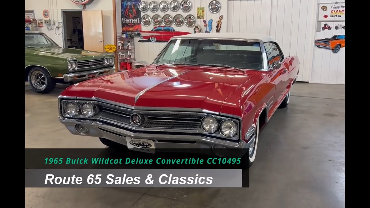 1965 Buick Wildcat Deluxe Convertible CC10495 For Sale $32,990