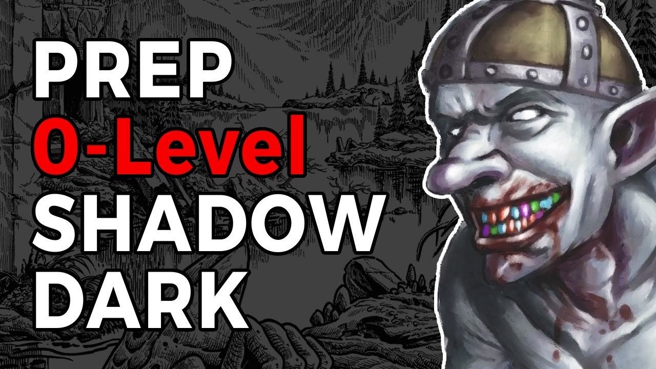 Prepping a Shadowdark RPG Gauntlet