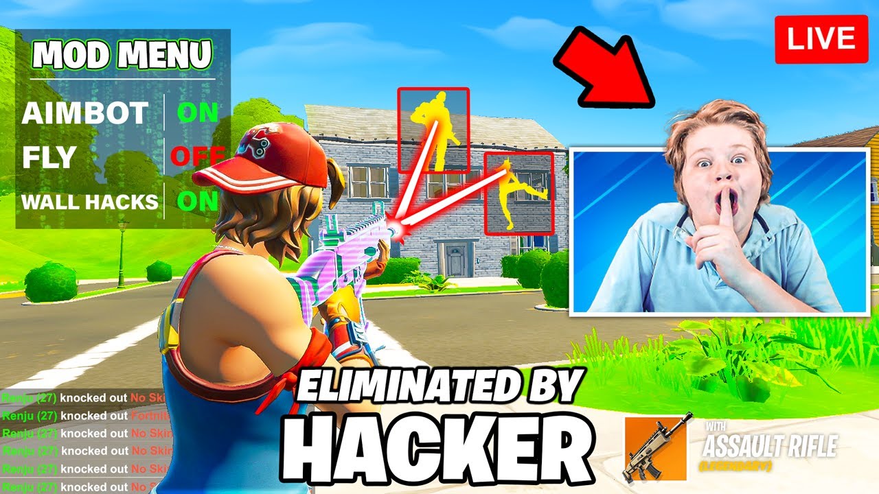 I Caught A Streamer Hacking in Fortnite...