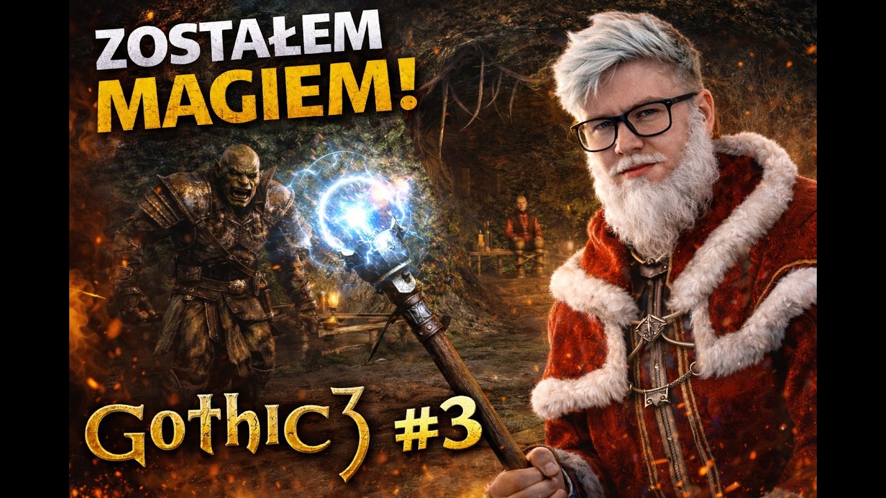 To miał być PANCERZ MAGA&hellip; a wyszedł MIKOŁAJ 😭🎅 Gothic 3 #3
