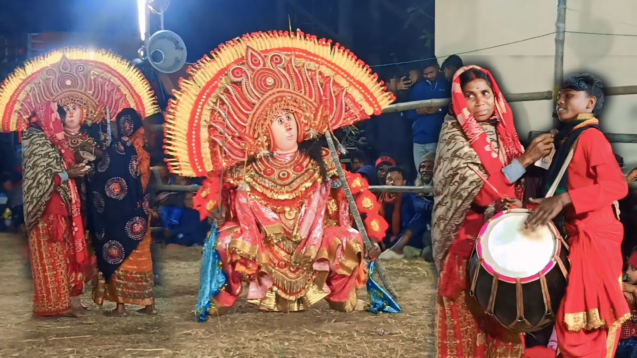 শশধর কালিন্দীর রাজা নাচ দেখে মহিলার ফেরির লাইন / Sasadhar Kalindi Chhau Nach /Raja Nach/Star Purulia