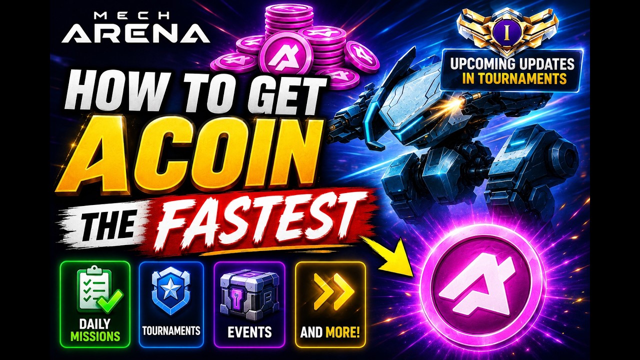 🔥 How To Get A Coins FASTEST in Mech Arena 2026 Guide
