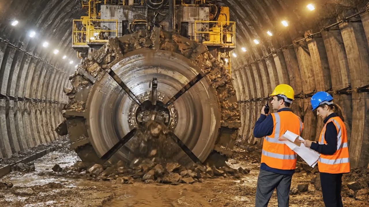 Inside the Giant Tunnel Boring Machine | The Machine Awakens Underground