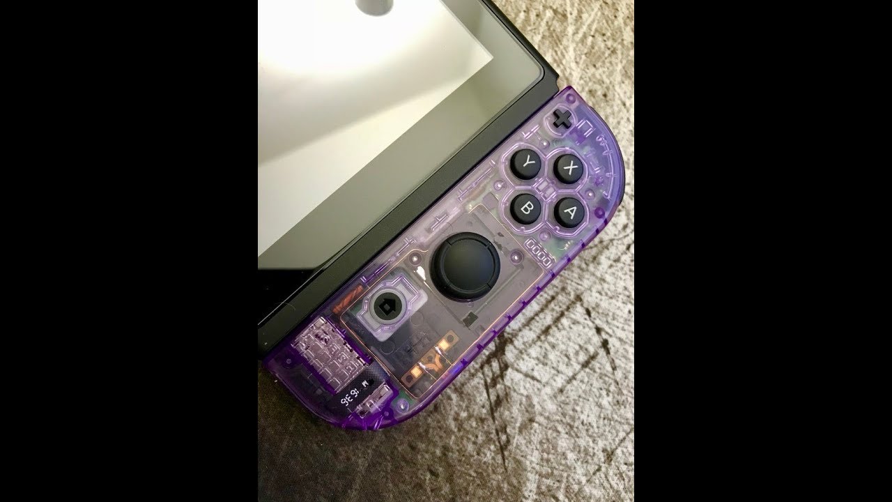 Tech Shorts: DIY Basstop Atomic Purple Right Joy-Con Shell Replacement