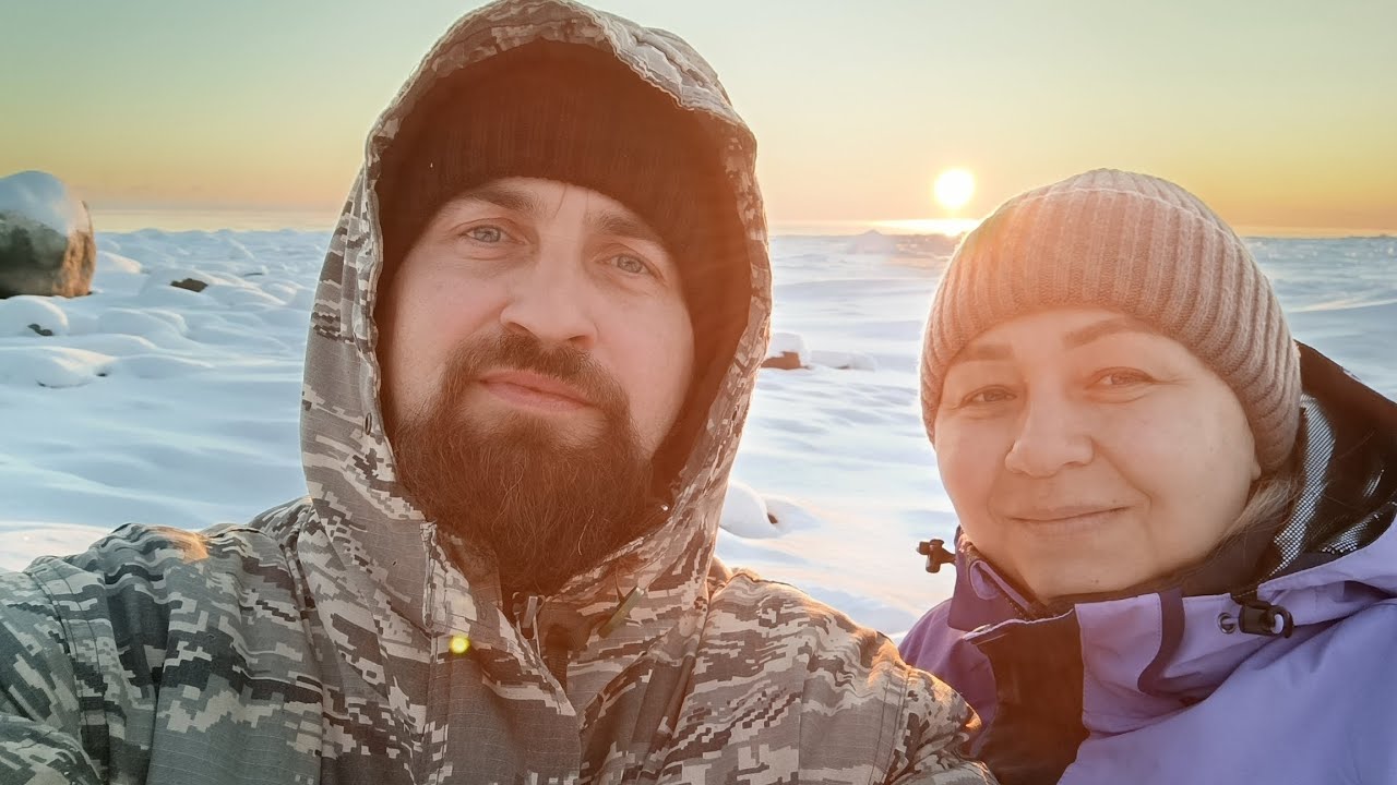 Ладожское озеро зимой или приключения на #ниве 🔥