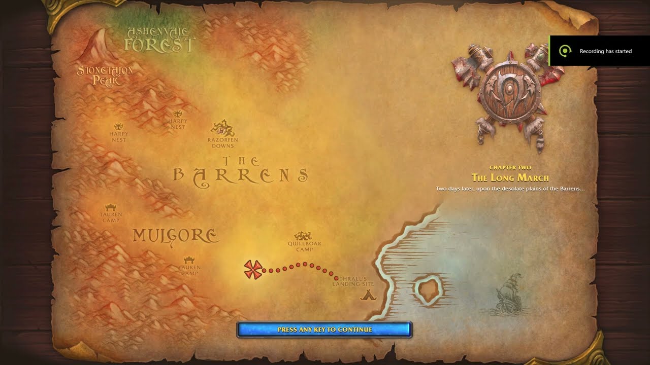 Warcraft III Reforged - Horde Campaign - Part 2 The Long March [4K 120FPS]