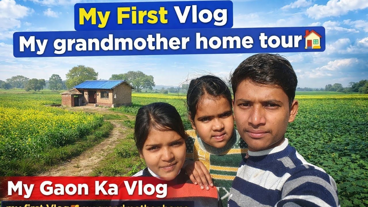 My First Vlog My Grandmother Home Tour 😱😱