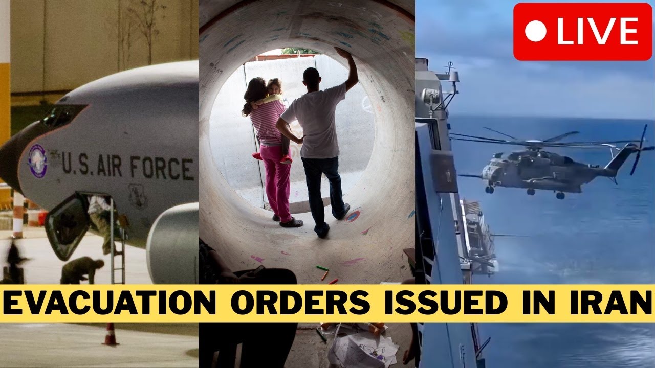 🚨 BREAKING: Israel Issue Iran WAR Alert - U.S. Military Evacuate Families