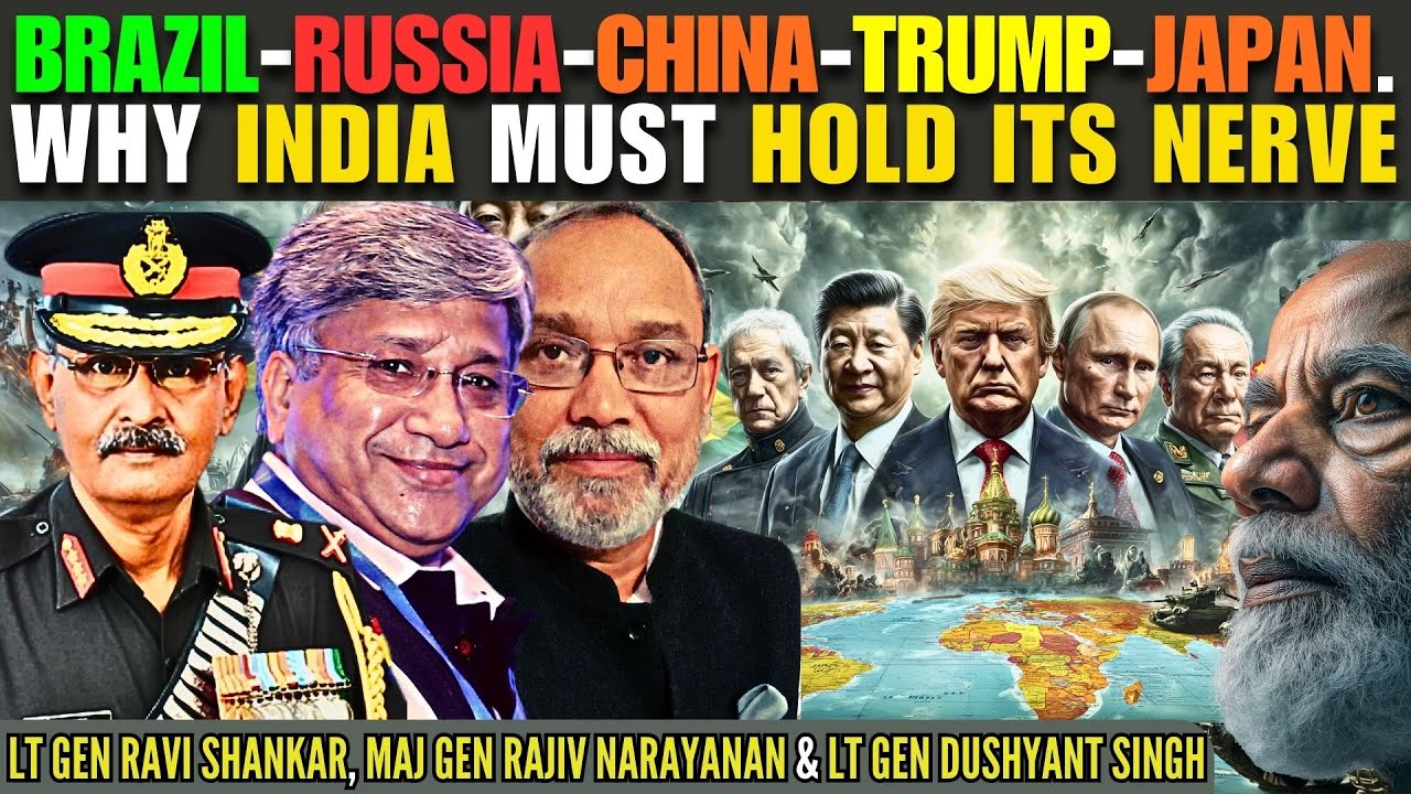 Brazil-Russia-China-Trump-Japan: Why India must hold its nerve • #ThreeGoodGenerals
