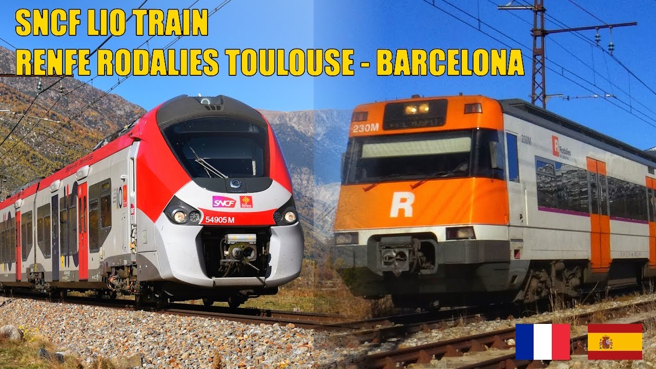 De Toulouse à Barcelone par le train à travers les Pyrénées