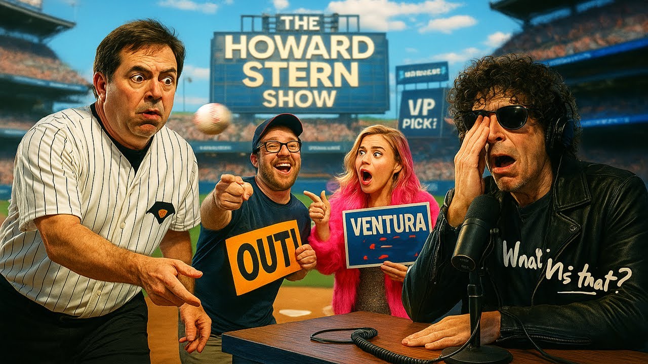 Gary Throws First Pitch &mdash; Howard & Robin Can&rsquo;t Stop Roasting Him! | The Howard Stern Show