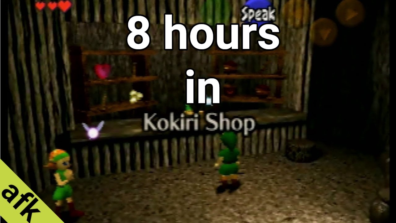 8 Hours in Kokiri Forest Shop Zelda Ocarina of Time (Relaxing Ambience, No Commentary)