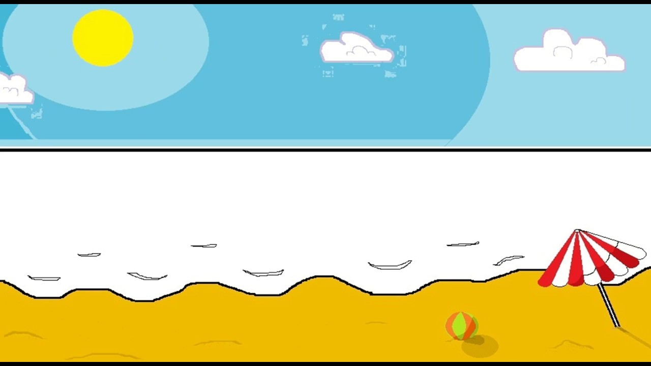 Море (анимация в Paint)