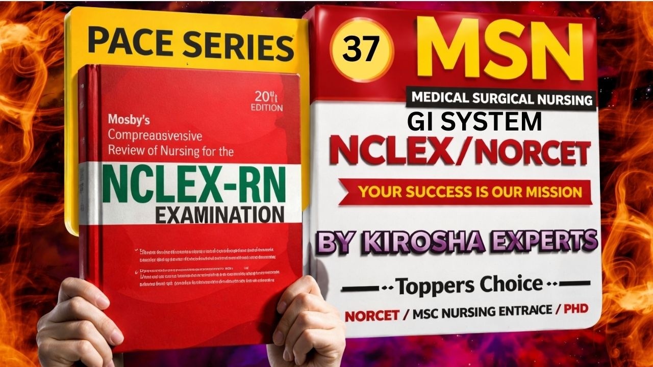 MOSBY Complete Solution | PACE SERIES 37 🔥 | Nursing Competitive Exams की Full तैयारी | LIVE 10 PM