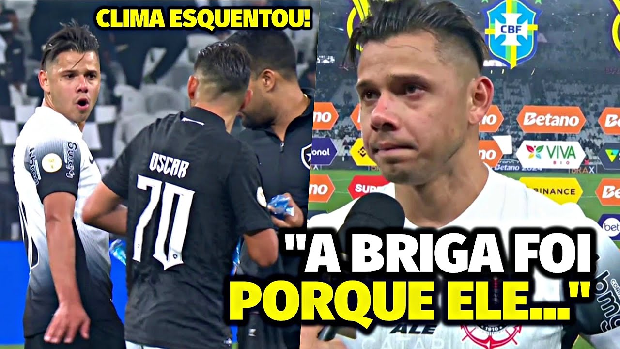 FICOU BRAVO! O encontro dos gêmeos Óscar Romero e Ángel Romero em Corinthians x Botafogo
