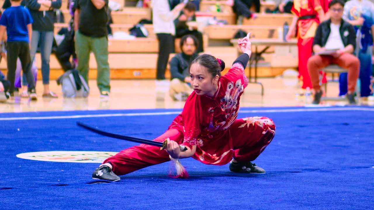 [2024] Kaika Kusuma • UC Berkeley | Adv Straightsword • 🥇 8.67 | 25th Wushu Collegiates