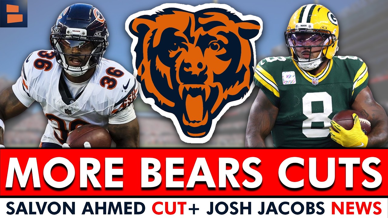 🚨JUST IN: Chicago Bears Cut 12 Players + MAJOR Josh Jacobs News