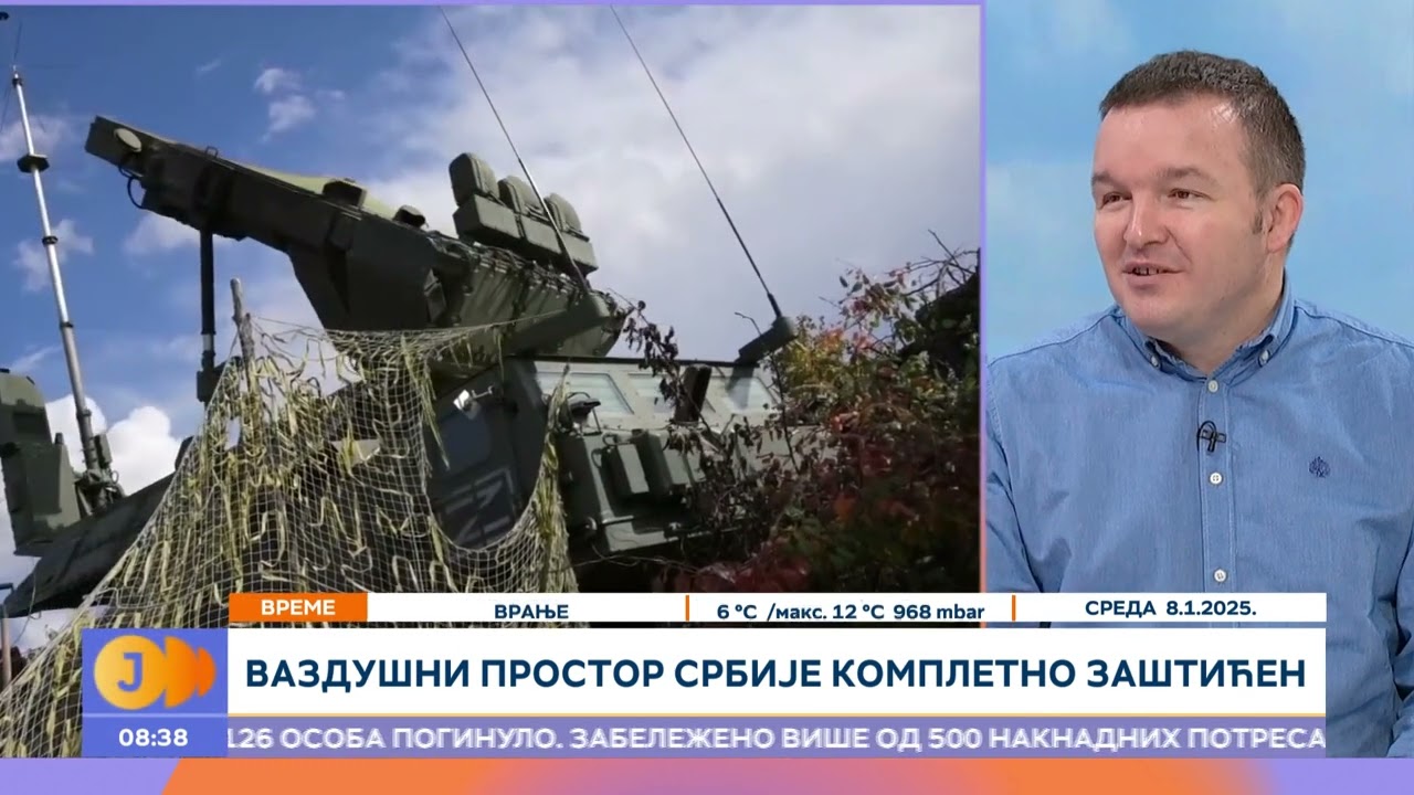 RTS JUTARNJI PROGRAM - Imamo jedan od najmoćnijih sistema PVO u Evropi
