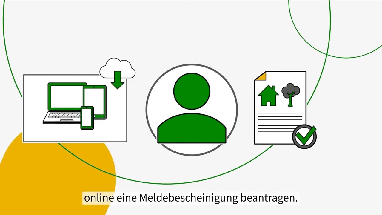 Erkl&auml;rvideo: Meldebescheinigung beantragen