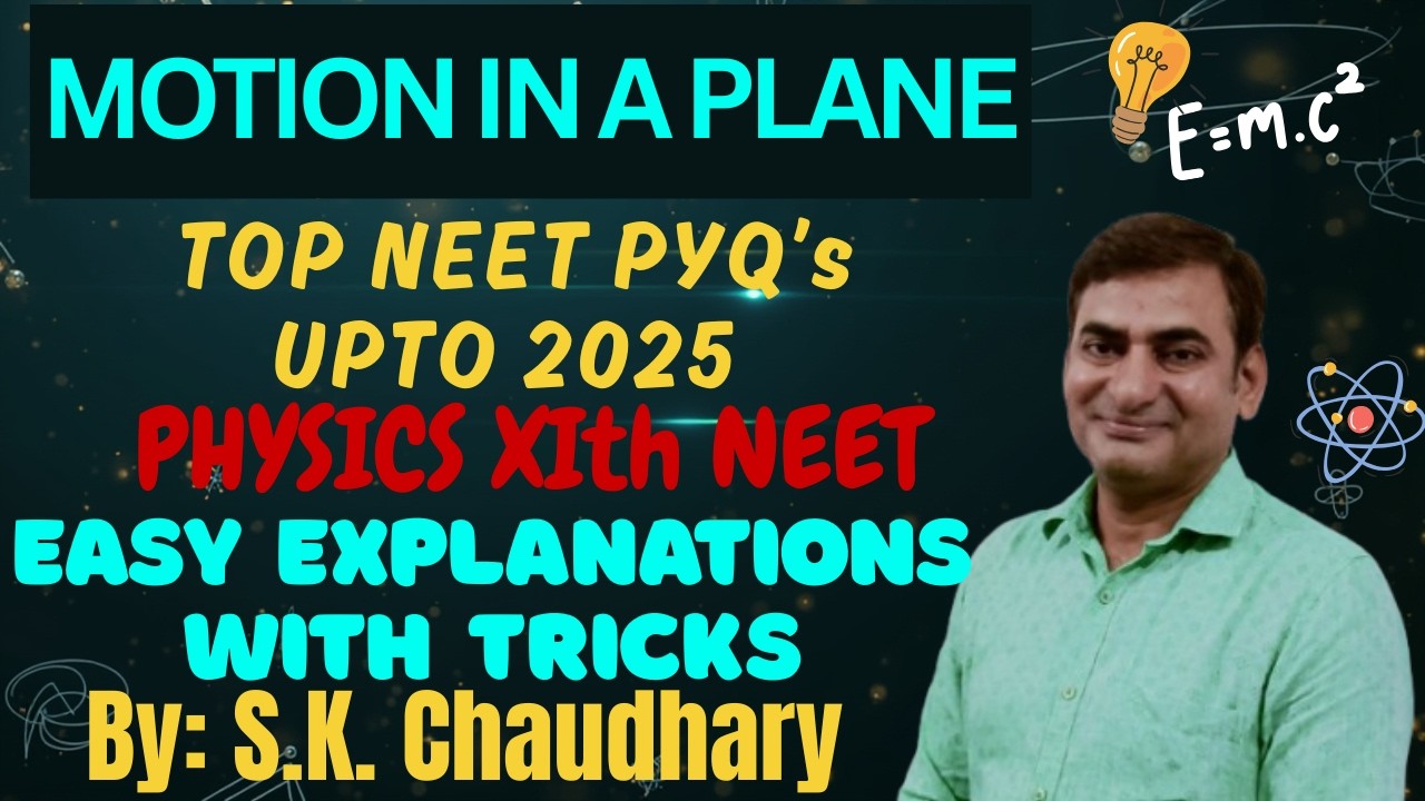Motion in a Plane | Most Repeated PYQs in NEET Explained 💯 |Don't miss this video🔥