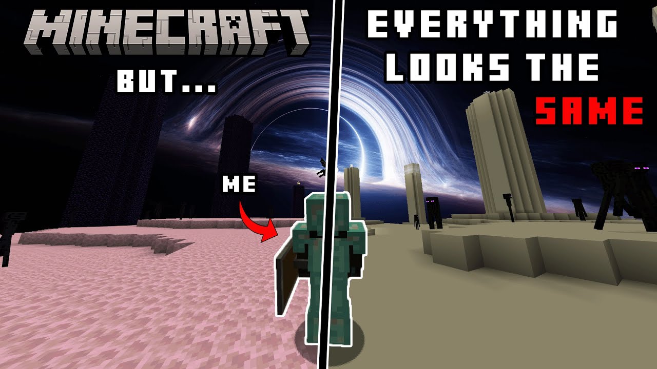 I beat Minecraft, but every block looks the SAME.