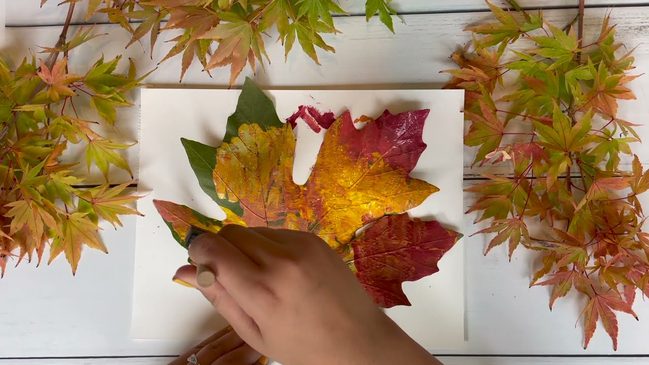 Leaf Prints - Fall Craft for Kids