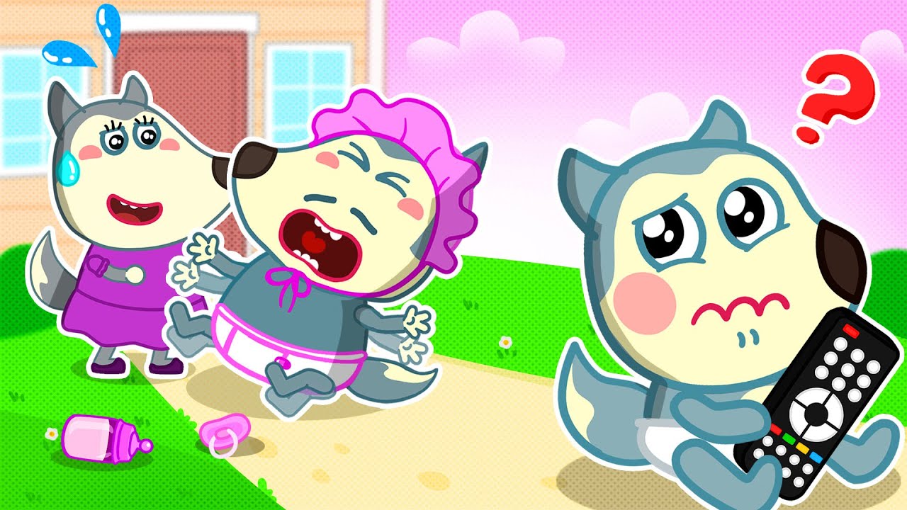No, Mommy Is Mine! 😭 Sibling Song 🎶 Wolfoo Nursery Rhymes & Kids Songs